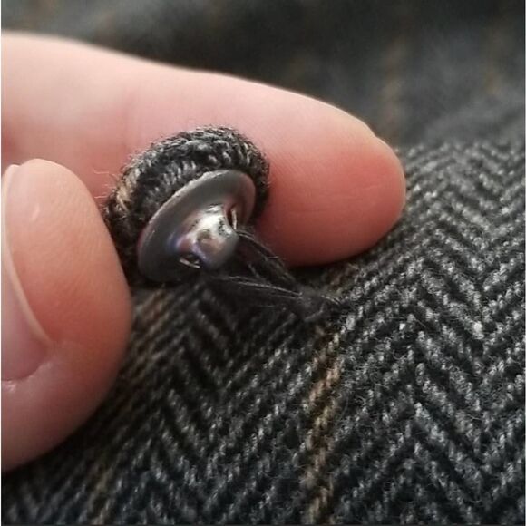 Ulla Johnson Leo Wool Blend Herringbone Belted Paperbag Waist Mini Skirt Size 0 - Picture 6 of 8